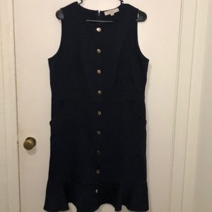 Navy Sleeveless Dress